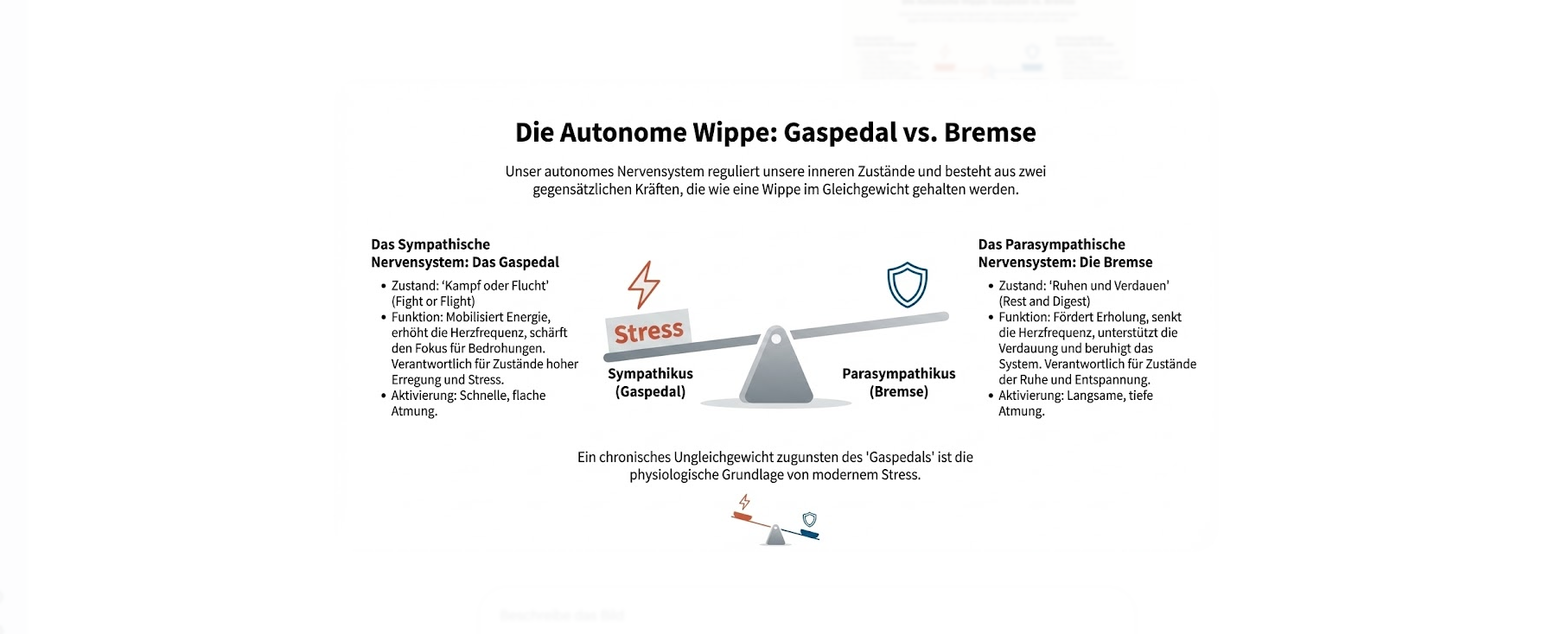 Die Autonome Wippe: Gaspedal vs Bremse